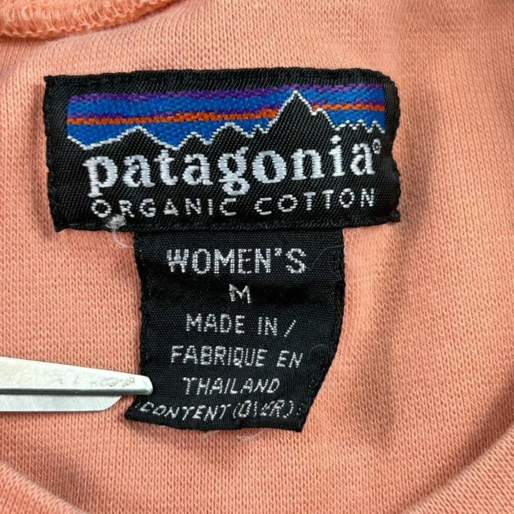 Vintage Patagonia Tee Peach T-Shirt Womens Size Medium‎